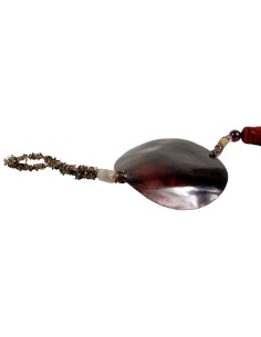 POMPON GM ECAILLE BORDEAUX 