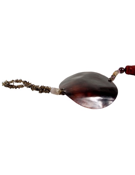 POMPON GM ECAILLE BORDEAUX 