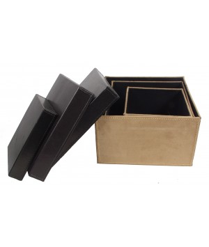 STORAGE BOXES PACK OF 3
