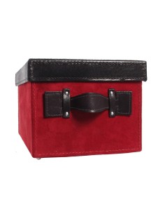 DVD BOX CUIR/ROUGE