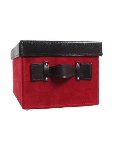 DVD BOX CUIR/ROUGE 