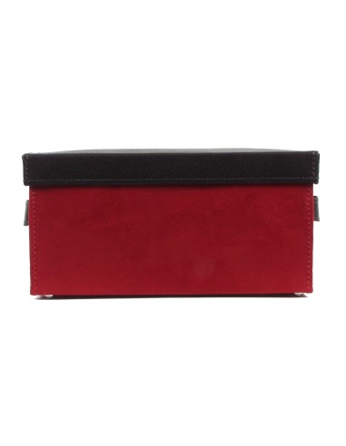 DVD BOX CUIR/ROUGE 
