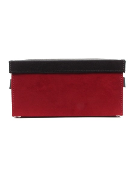 DVD BOX CUIR/ROUGE 