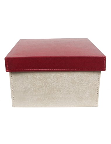 SET DE 3 BOITES ROUGE/SABLE