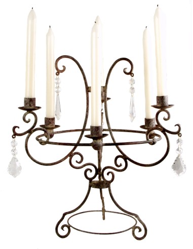 CHANDELIER MANOIR 4 BOUGIES